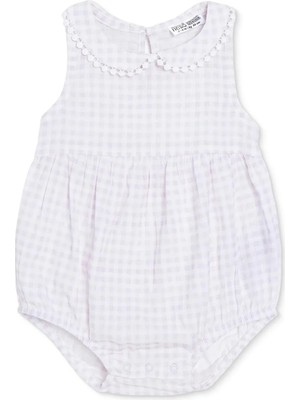 Hellobaby Kız Bebek Body Çıtçıtlı Bebe Yaka Atlet