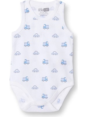 Hellobaby Erkek Bebek Body Zarf Yaka Atlet