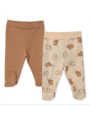 Hellobaby Erkek Bebek 2li Alt Hayvan Baskılı Patikli