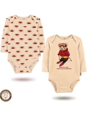 Mahfel %100 Pamuklu Premium Çıtçıtlı Bebek Body Zıbın 846