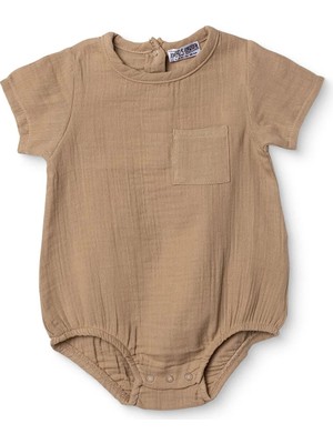 Hellobaby Erkek Bebek Body Çıtçıtlı Bisiklet Yaka Kısa Kol