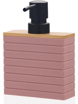 Özbience Şık Pembe Sıvı Sabunluk, Dayanıklı ve Kullanışlı Tasarım
