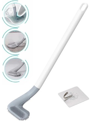 Özbience Golf Temalı Plastik Banyo Tuvalet Temizleme Fırçası ve Tutucu Seti