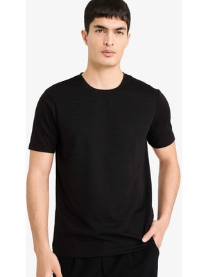 DeFacto Slim Fit Bisiklet Yaka Kısa Kollu Basic Tişört M6608AZ26SP