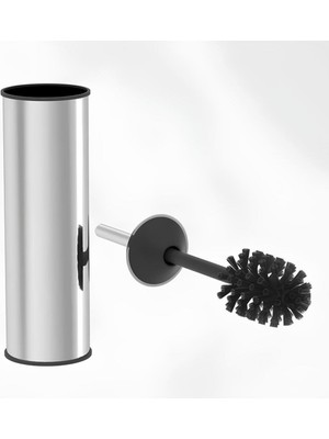 Özbience Paslanmaz Bombe Kapaklı Tuvalet ve Banyo Fırçası Seti