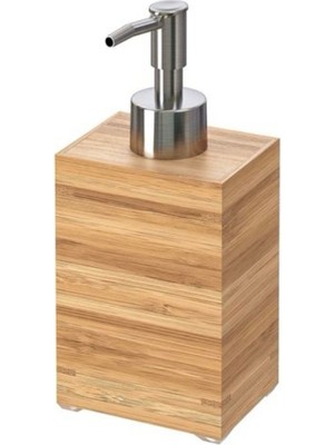 Özbience Bambu Sıvı Sabunluk 350ML, Şık ve Dayanıklı Ev ve Ofis Aksesuarı