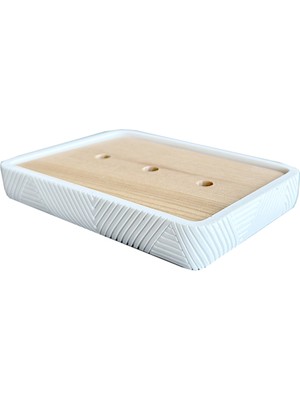 Özbience Beyaz Sabunluk, Şık ve Pratik Tasarım, Hijyenik Kullanım Kolaylığı