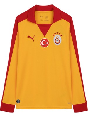 P788196 Puma Gs Galatasaray  Retro Uzun Kollu Erkek Forma Kırmızı