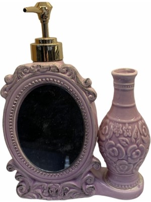 Özbience Aynalı Vazo Tasarımlı Şık Sıvı Sabunluk, Zarif ve Modern Görünüm