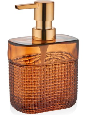 Özbience Şeffaf Amber Sıvı Sabunluk, 430 Ml, Pratik ve Şık Tasarım