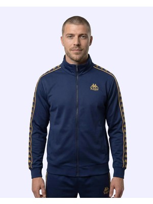 Kappa 222 Banda Andry Full Zip Erkek Lacivert Regular Fermuarlı Eşofman Üstü