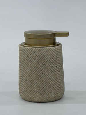 Özbience Modern Beton Dokulu Tezgah Üstü Sıvı Sabunluk