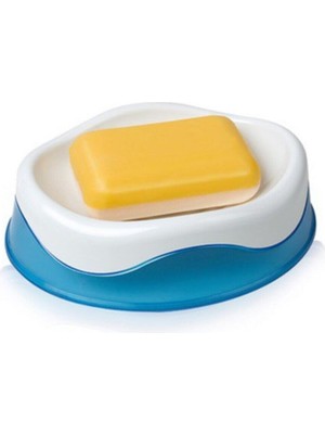 Özbience Iki Adet Dekoratif Lavabo Kenarı Plastik Sabunluk Seti