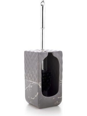 Özbience Nero Gri Tuvalet Fırçası, Pratik ve Şık Temizlik Çözümü