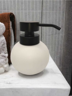 Özbience Seramik Tumbul Küre Sabunluk, Mutfak ve Banyo Için Şık Tasarım
