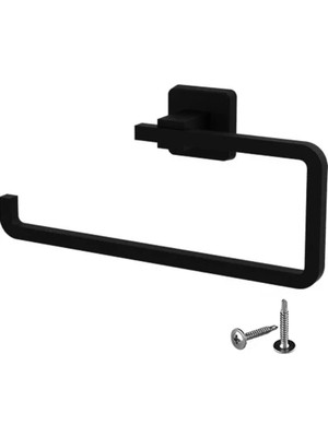 Özbience Şık Siyah Turmalin Kağıt Havluluk, Modern ve Kullanışlı Tasarım