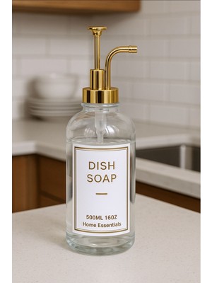 Özbience Modern Şık Tezgah Üstü Sıvı Sabunluk, Pratik ve Estetik Tasarım