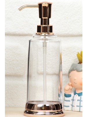 Özbience Şık Bakır Renkli Sıvı Sabunluk, Modern ve Kullanışlı Tasarım