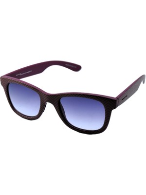 Italia Independent Italıa Independent 0090T 50 Spı 57 Bordo Wayfarer Unısex Mavı Güneş Gözlüğü