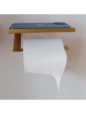 Özbience Pratik Telefon Tutuculu ve Şık Tuvalet Kağıtlık Seti, Hijyen ve Kullanım Kolaylığı Sağlar