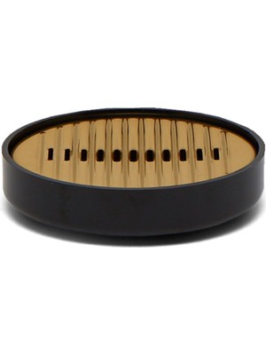 Özbience Modern Siyah ve Altın Sabunluk ile Şıklığa Dokunuş