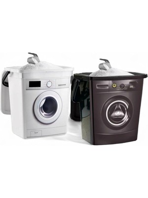 Özbience 12 Litre Dekoratif Deterjan Kutusu, 2'li Set, Şık ve Pratik Tasarım