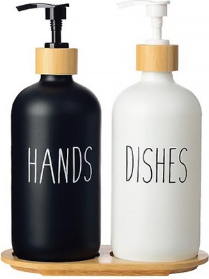 Özbience Pratik ve Şık 2'li Sıvı Sabunluk Seti, Kullanım Kolaylığı Sağlar