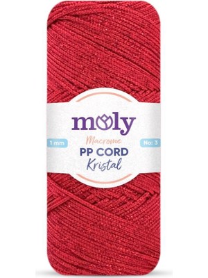Angel Çanta Aksesuar Moly Yarn 200 gr Simli Polyester Makrome NO:105
