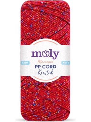 Angel Çanta Aksesuar Moly Yarn 200 gr Simli Polyester Makrome NO:105-1