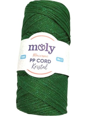 Angel Çanta Aksesuar Moly Yarn 200 gr Simli Polyester Makrome NO:176