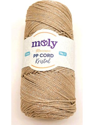 Angel Çanta Aksesuar Moly Yarn 200 gr Simli Polyester Makrome No:36