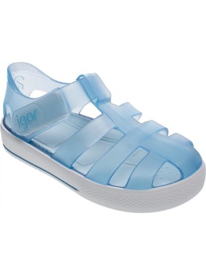 Mavi Igor 10171 Star Kız Çocuk Sandalet PVC Tabanlı Konforlu ve Şık Tasarım