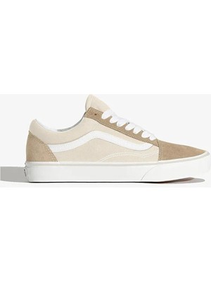 Vans Old Skool Uniseks Krem Spor Ayakkabı - VN000D7Z