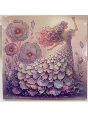 Elegantshop Tuval 5d Yapışan Boncuk Mozaik Tablo 30*30 cm VA-011