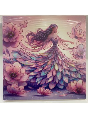 Elegantshop Tuval 5d Yapışan Boncuk Mozaik Tablo 30*30 cm VA-009