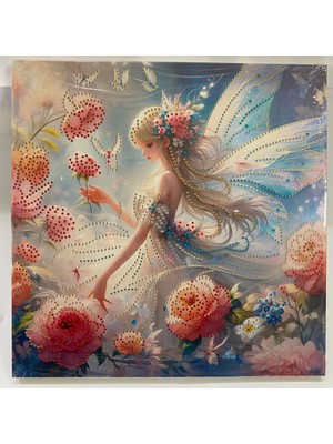 Elegantshop Tuval 5d Yapışan Boncuk Mozaik Tablo 30*30 cm VA-008