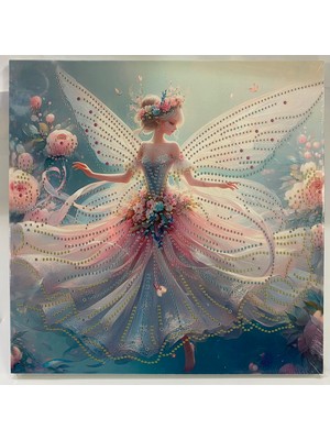 Elegantshop Tuval 5d Yapışan Boncuk Mozaik Tablo 30*30 cm VA-003