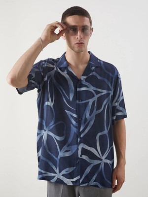 Lc Waikiki Yeni Sezon Regular Fit Kısa Kollu Desenli Erkek Gömlek