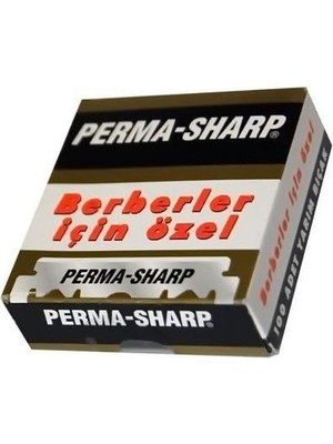 Perma-Sharp 100 Adet Yarım Jilet Berberler İçin Özel Koku ve Özelliklerle Tasarlandı