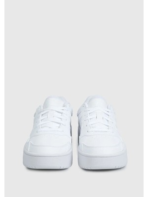 adidas Kadın Hoops 3.0 Bold Beyaz Sneaker Nefes Alabilir Yapı ile Koşu ve Yürüyüş İçin İdeal