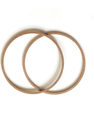 Dekolobi 2'li 35 cm MDF Halka Kasnak Avize Düş Kapanı Yapımı İçin Kalın 6 mm