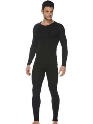 Tutku Termal Takım Alt Üst Siyah Pamuk Erkek İçlik XL Soğuk Hava İçin Ideal Koruma