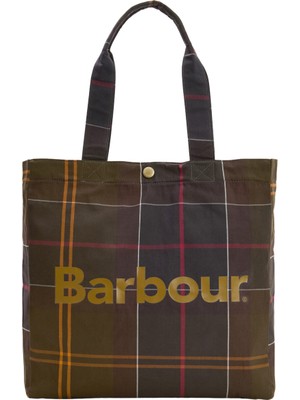 Barbour Telfield Tartan Tote Kol Çantası TN11 Classic Tartan