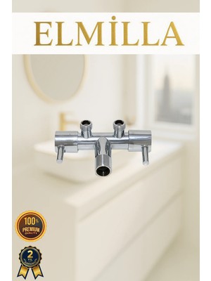 Çiftli Taharet Musluğu Çekik Örğülü70 cm 2 Adet Klozet Hortumu