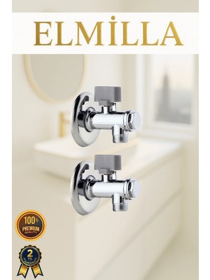 ELMİLLA Filtreli Ara Musluk Taharet Musluğu 2 Li Set