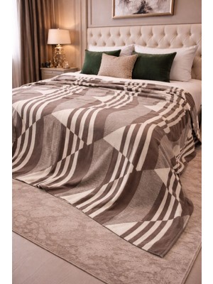 Esinti Battal Boy Pamuk Battaniye &%100 Organik Pamuk&4 Mevsim Kullanmaya Uygun