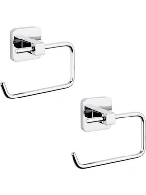 Özbience Şık Kare Tuvalet Kağıtlığı, Kapaksız, Modern ve Kullanışlı Tasarım