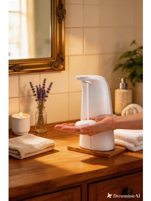 Özbience Dokunmatik Sensörlü Otomatik Köpük Sabunluk, Hijyen ve Kolay Kullanım