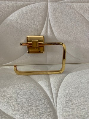 Özbience Şık ve Kullanışlı Gold Kapaksız Tuvalet Kağıtlığı, Banyonuz Için Ideal Seçim