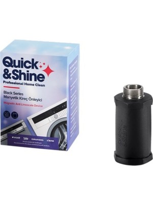 Quick&Shine Black Series Manyetik Kireç Önleyici 150 ml Uzun Süreli Koruma Sağlayan Cihaz